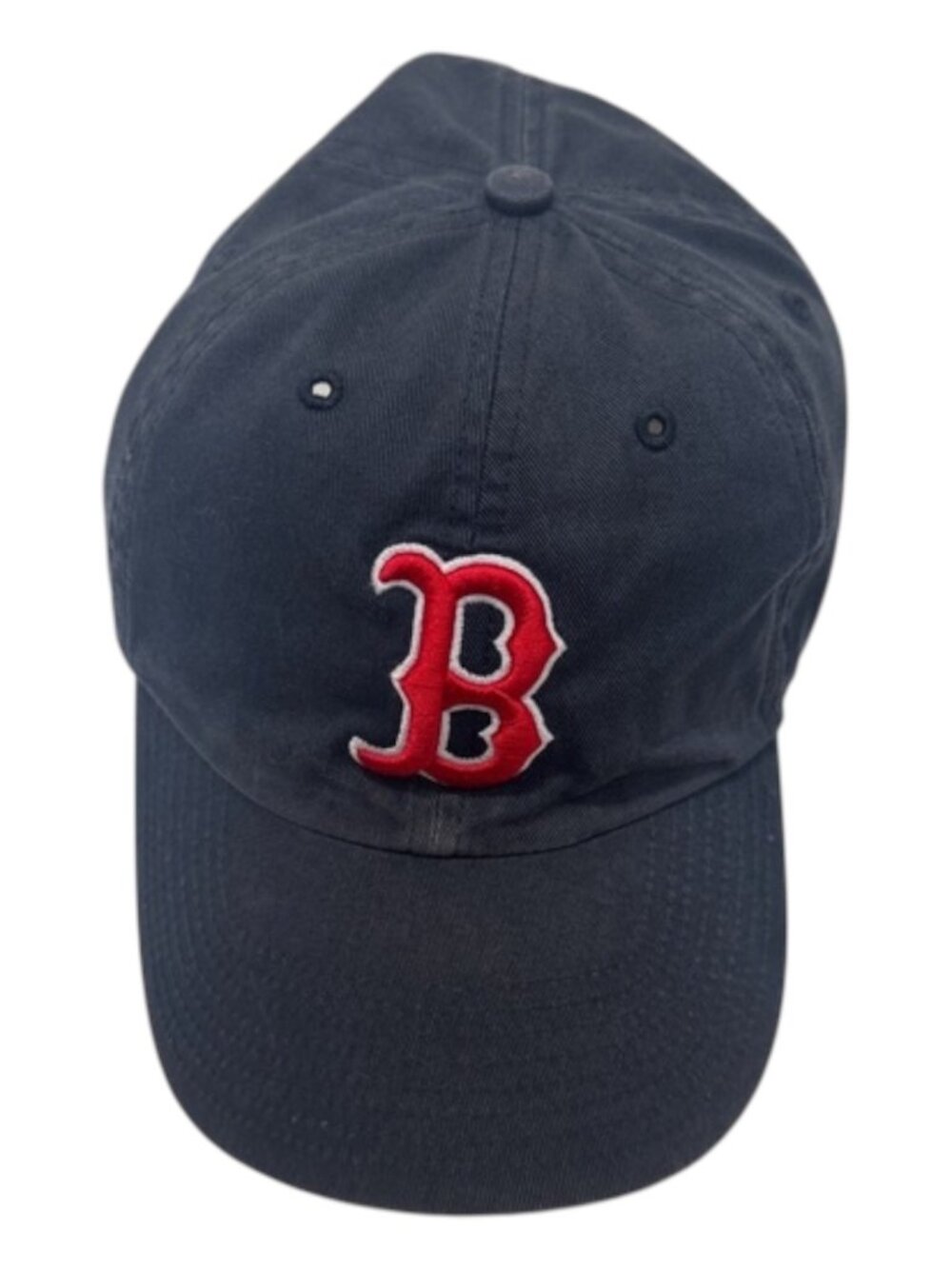 Boston Red Sox Hat Adj. Strap Back Red 'B' Logo MLB Baseball Twin Enterprise